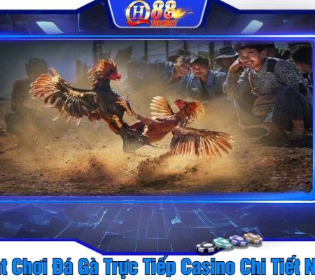 Đá Gà Trực Tiếp Casino – Cổng Cá Cược Đá Gà Hấp Dẫn